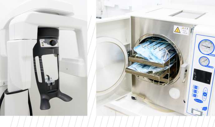 マイクロスコープと除菌水生成装置